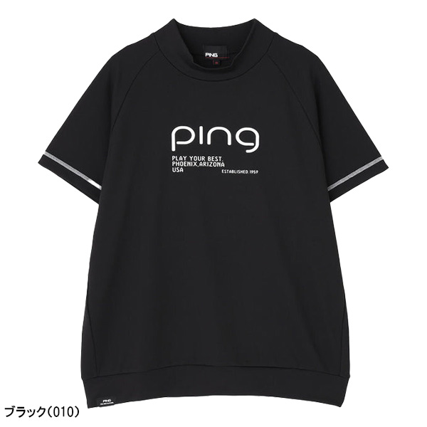 PING（ピン） レディース ゴルフ 半袖ハイネックシャツ テラカノコ 622