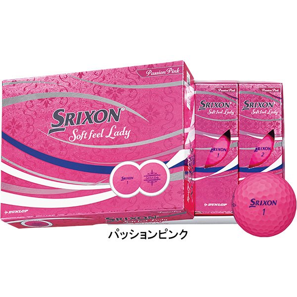 レディース ダンロップ スリクソン ゴルフボール ソフトフィールレディ SOFT FEEL LADY 1ダース | SOFT FEEL | 02