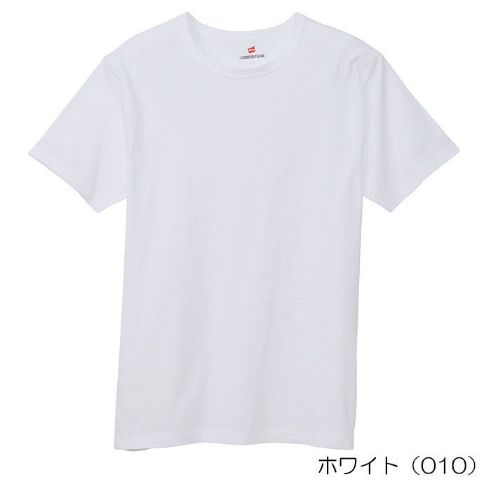 ヘインズ STAY WHITE クルーネック Tシャツ メンズ HM1-T105