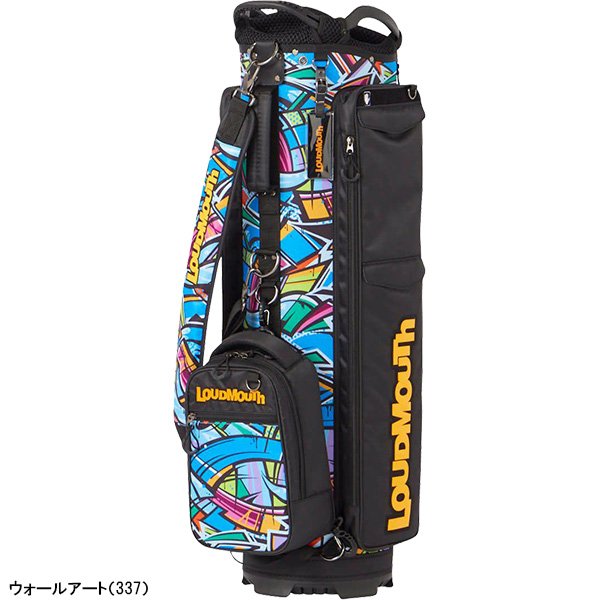 Loudmouth - 希少　完売　ラウドマウス　数量限定　キャディバッグ　紫カラー Loudmouth - 希少 完売 ラウドマウス 数量限定 キャディバッグ