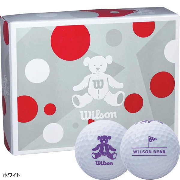 WILSON BEAR レディース ウィルソン ベアー 4 ゴルフボール 1