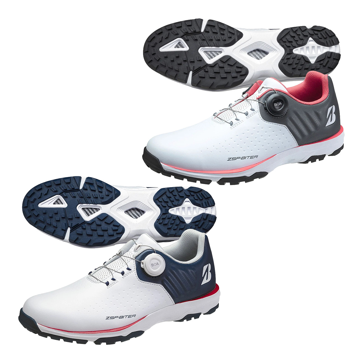 値下げ　新品　ブリヂストン　GOLF ゴルフシューズ BOA ホワイト　26.5 BRIDGESTONE GOLF ブリヂストン ゴルフ ゴルフシューズ 限定色 ゼロ