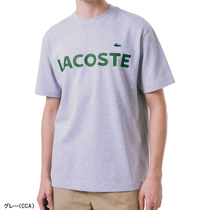 LACOSTE（ラコステ） 半袖 Tシャツ ヘビーウェイトブランドネームロゴT