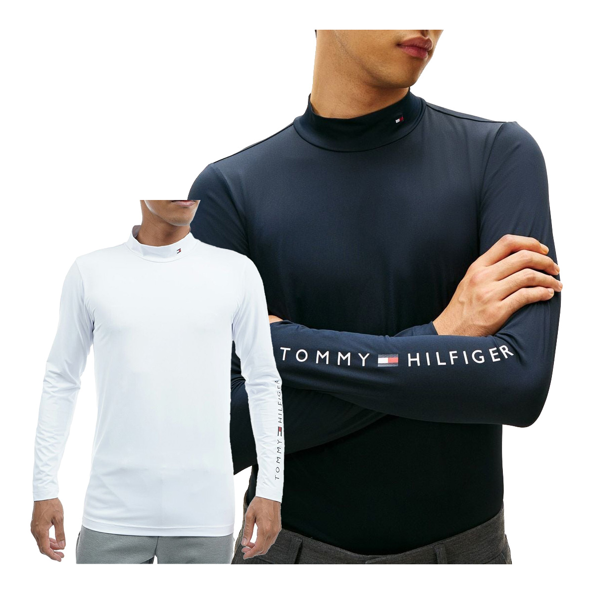 トミー ヒルフィガー ゴルフ 長袖 インナーシャツ メンズ THMA494 ゴルフウェア 2026年春夏モデル TOMMY HILFIGER 春夏ウェア