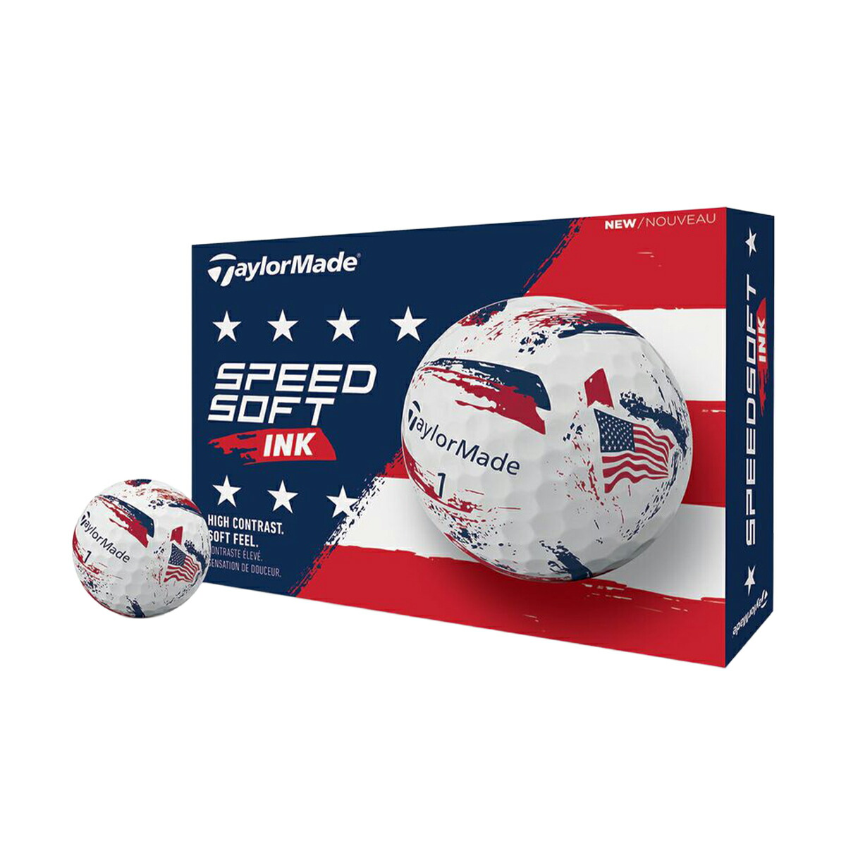 �e�[���[���C�h �S���t�{�[�� SPEED SOFT INK USA 1�_�[�X�i12�����j2026�N���f�� TaylorMade GOLF[�X�s�[�h�\�t�g �C���N]