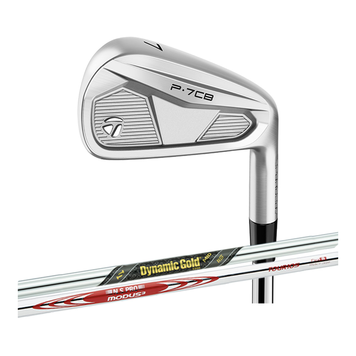 テーラーメイド New P7CB （'24）アイアン 5本セット（#6〜PW） Dynamic Gold MID 115 ／ N.S.PRO MODUS3 TOUR 105 スチールシャフト 2024年モデル Taylormade