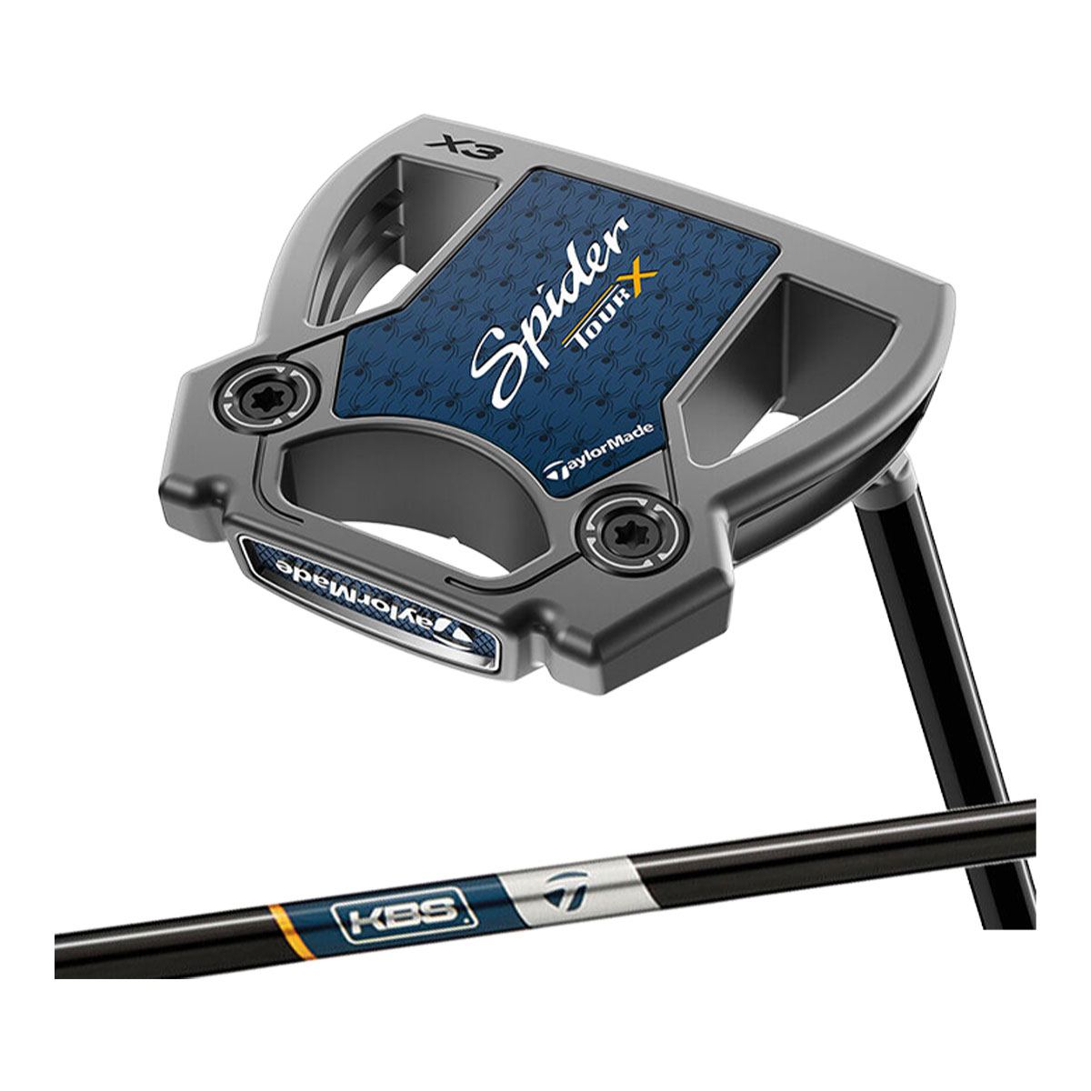 テーラーメイド Spider TOUR X ブラック パター スモールスラント KBS BLACK STEPLESS スチールシャフト 2025年モデル  [日本仕様][スパイダー ツアー エックス] Spider TOUR テーラーメイド X パター スモールスラント KBS BLACK