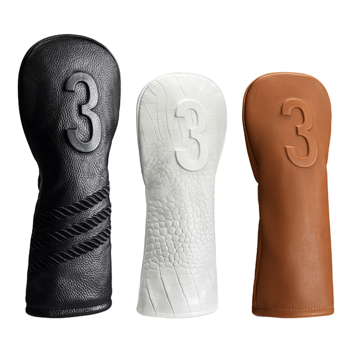 �x�[�� �S���t LUX HEADCOVER EMBOSSED �t�F�A�E�F�C�E�b�h�p �w�b�h�J�o�[ HC1123 �S���t���� �S���t FW�p 2026�N���f�� VESSEL GOLF