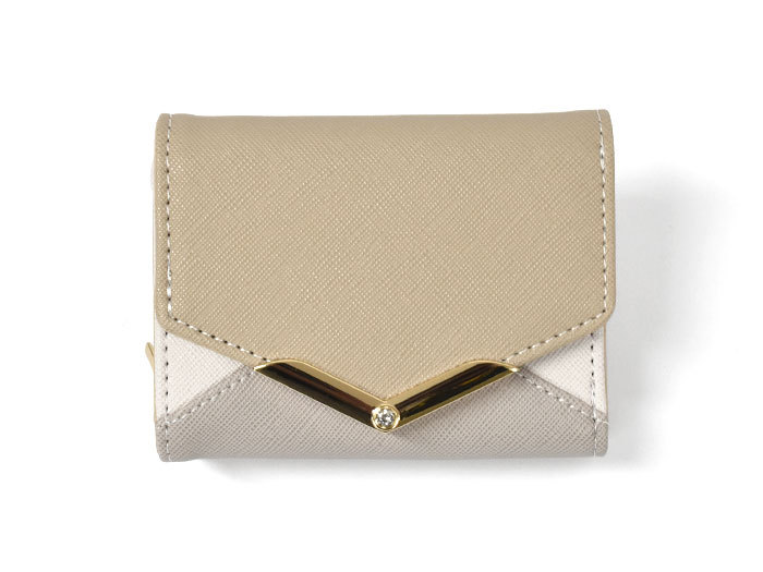 ミニ財布 財布 レディース 小さめ 三つ折り財布 おしゃれ フェイク