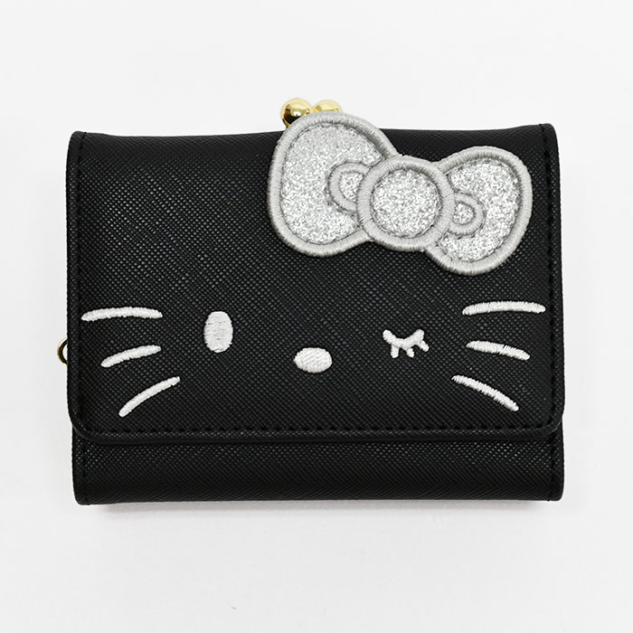 sanrio（サンリオ） ブラックキティ がま口 ミニ財布 ウィンク