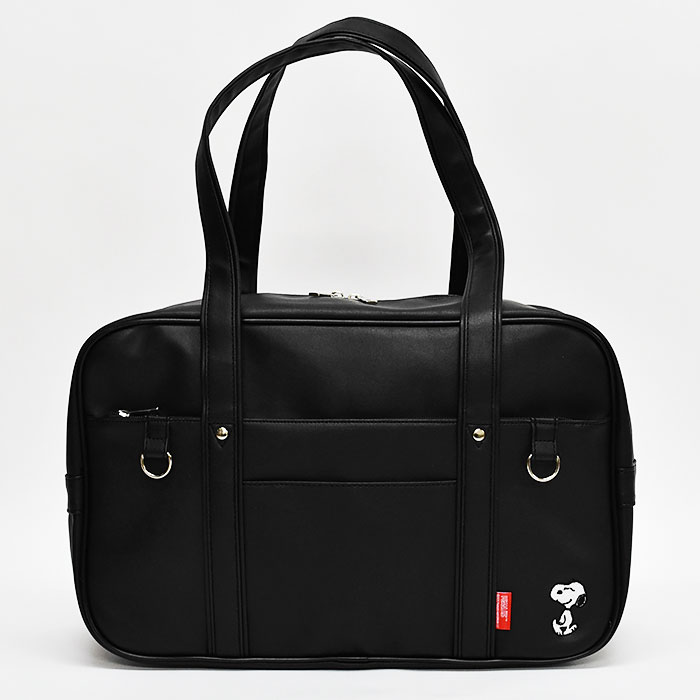 SNOOPY（スヌーピー） スクールバッグ フェイクレザー 合皮 ボストン