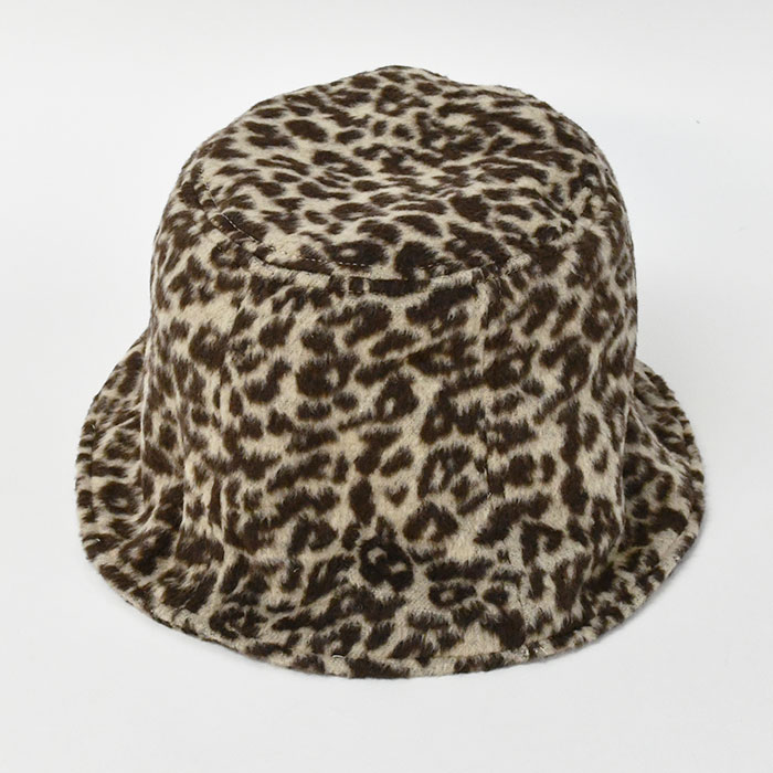 CITY HAT NYC 豹 ヒョウ柄 レオパード フェイクファーハット