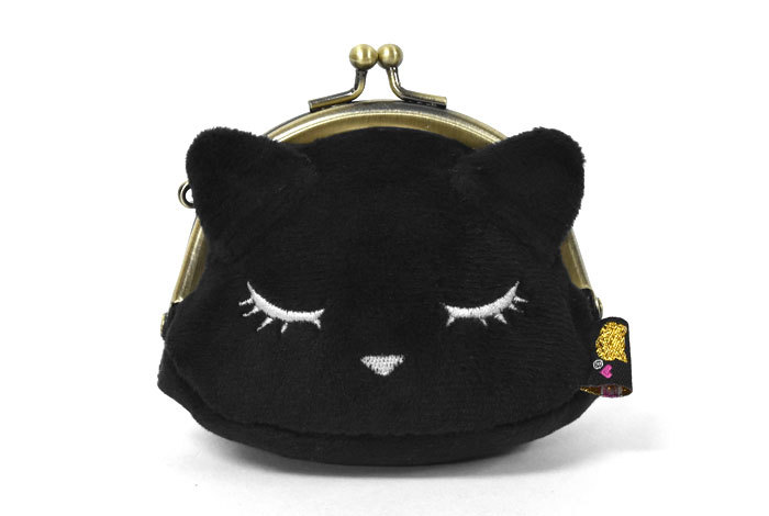 flapper_bags 財布 小銭入れ レディース 猫グッズ 猫 雑貨/フェイク