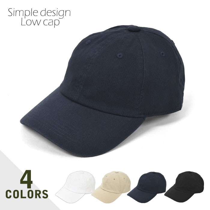 キャップ 帽子 メンズ おしゃれ コットンツイル ローキャップ : rana
