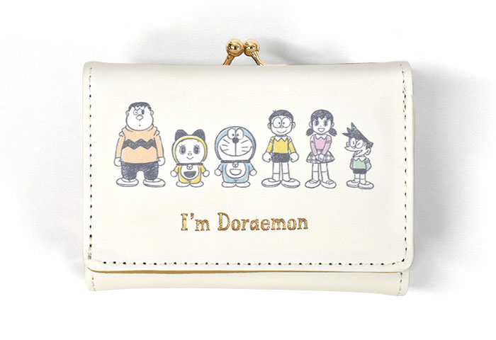 ドラえもん グッズ 財布 ミニ財布 レディース 小さめ 三つ折り財布 おしゃれ I’m Doraemon がま口 三つ折り キャラクター｜s-rana｜02