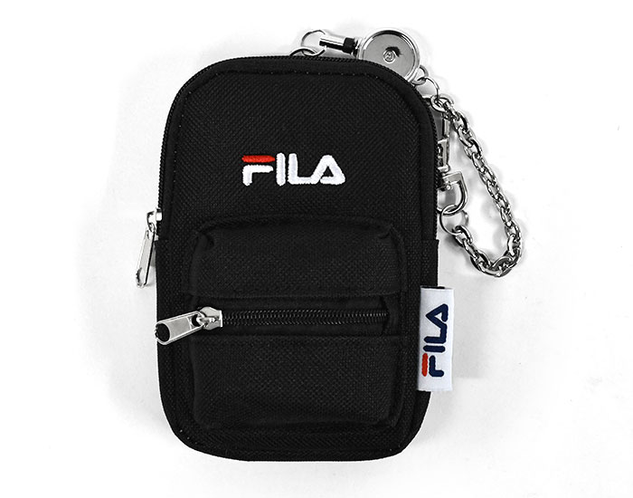 FILA フィラ パスケース 定期入れ メンズ リール おしゃれ 小銭入れ キーケース カードケース ポーチ リュック型 リール付き パスポーチ  ブランド