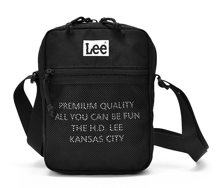 Lee（リー） 縦型 ミニショルダーバッグ レディース 撥水 縦長 縦