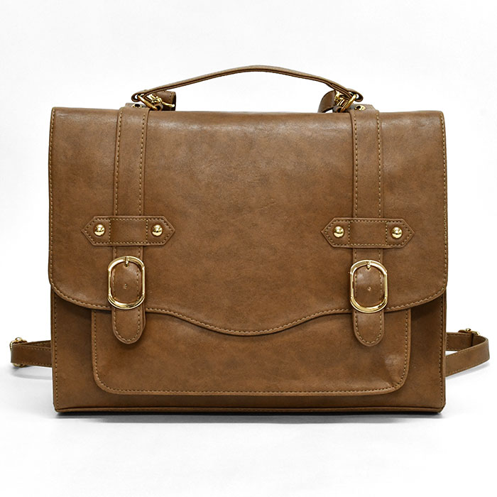 最終価格　リュック　サッチェルバッグ　イタリア　レザー　本革　真鍮　ブラウン 最終価格 リュック サッチェルバッグ イタリア レザー 本革 真鍮