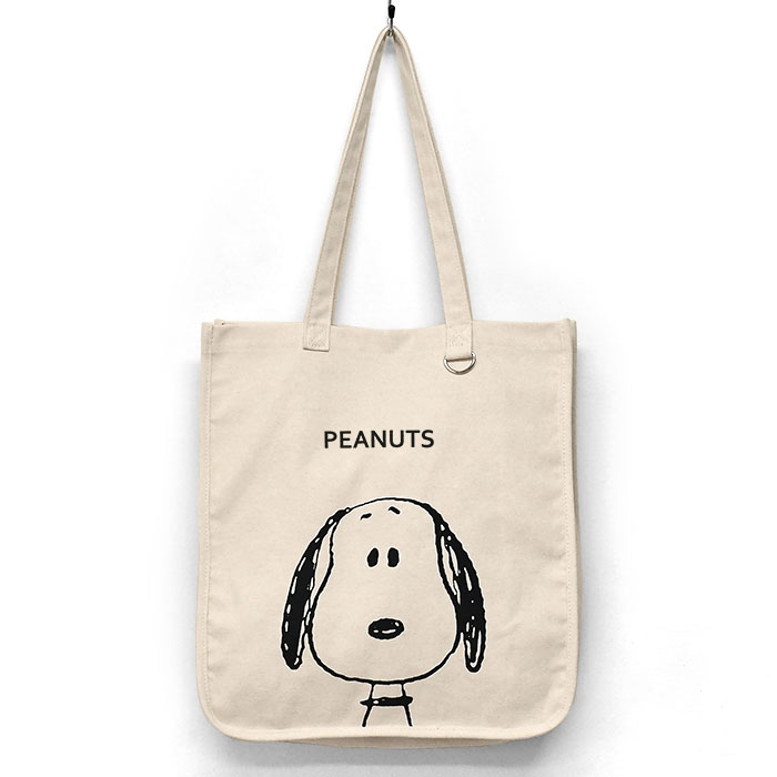 SNOOPY（スヌーピー） トートバッグ キャンバス レディース 大きめ 大 