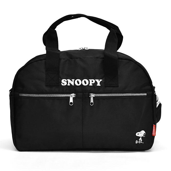 SNOOPY スヌーピー ボストンバッグ メンズ 高密度ナイロン 2way