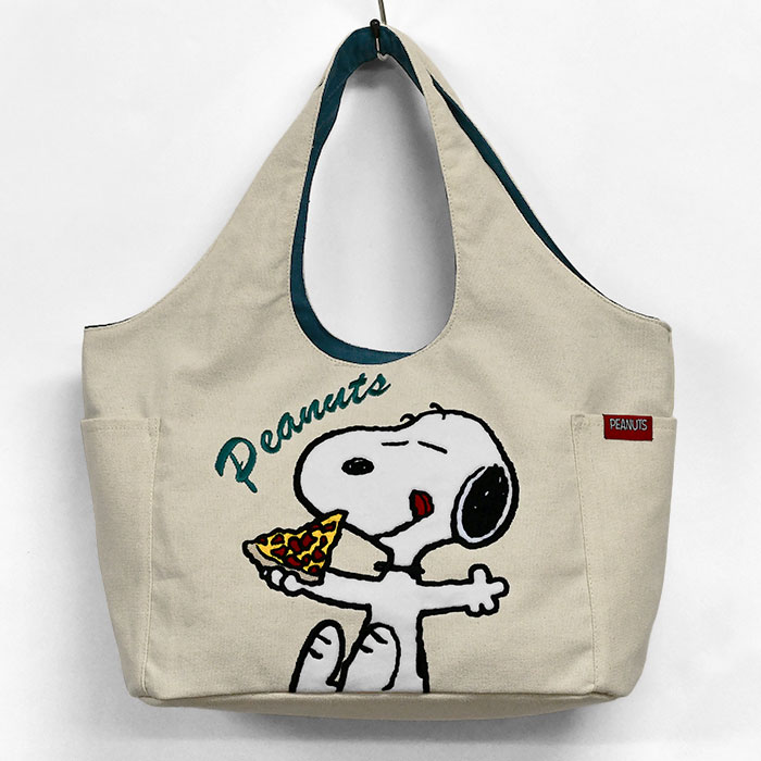 SNOOPY（スヌーピー） 肩がけ くり手 キャンバス ミニトート