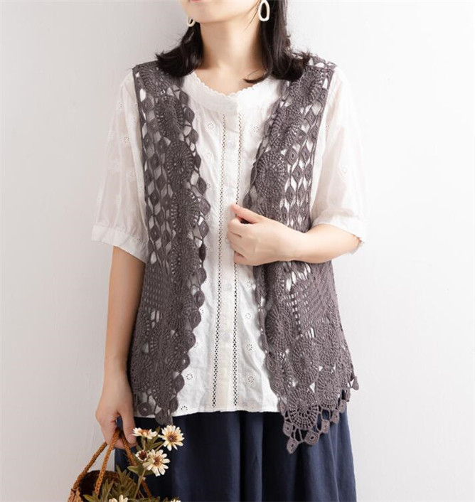 レディースファッション 2種類選べる ベスト レディース ニット サマーベスト 彫り レース ニット編み ノースリーブ 薄手 Dnzfyvqxgm Tritop Com Br