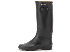 AIGLE シャンタベル　ブラック　レインブーツサイズ38 エーグル AIGLE 【38/24-24.5cm】 レインブーツ 86566 シャンタベル