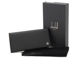 送料込み！ 未使用品 dunhill 長財布 ブラック レザー 箱付き 296