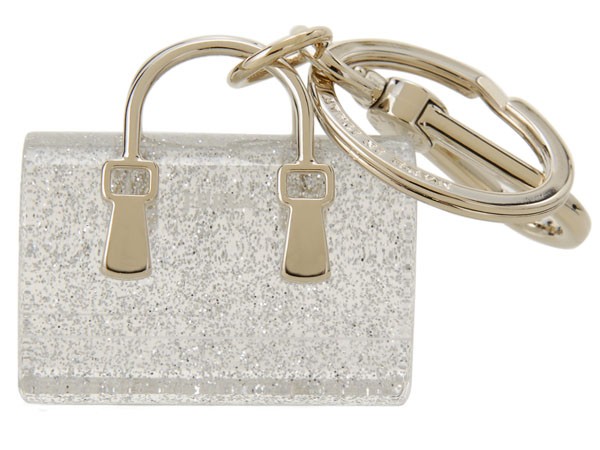 フルラ FURLA パイパー ミニリュック ホワイト 鍵 チャーム レディース レザー製キーホルダー・キーリング・チャーム