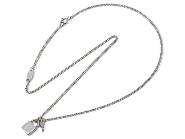 LOEWE ロエベ ネックレス PADLOCK CHARM NEC SILVER 111.21.009
