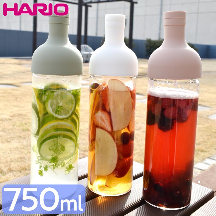 ハリオ フィルターインボトル 水出し 茶 ボトル ポット ピッチャー 耐熱 ガラス HARIO :1058:生活雑貨 ココ笑店 Yahoo!店 -  通販 - Yahoo!ショッピング