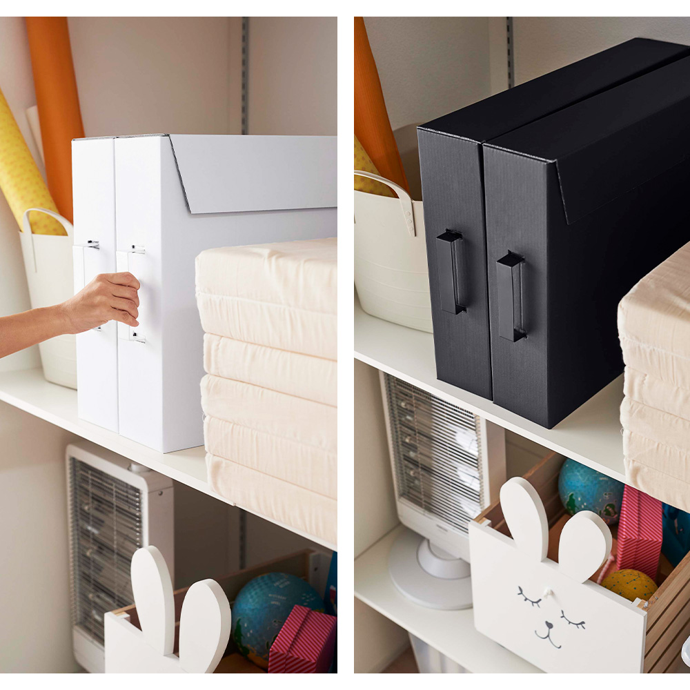 【新品・未開封】まめゴマ　貴重品ケース　収納ケース 山崎実業 公式 ブレッドケース タワー 引き出し型 2段 | ヤマソロ公式