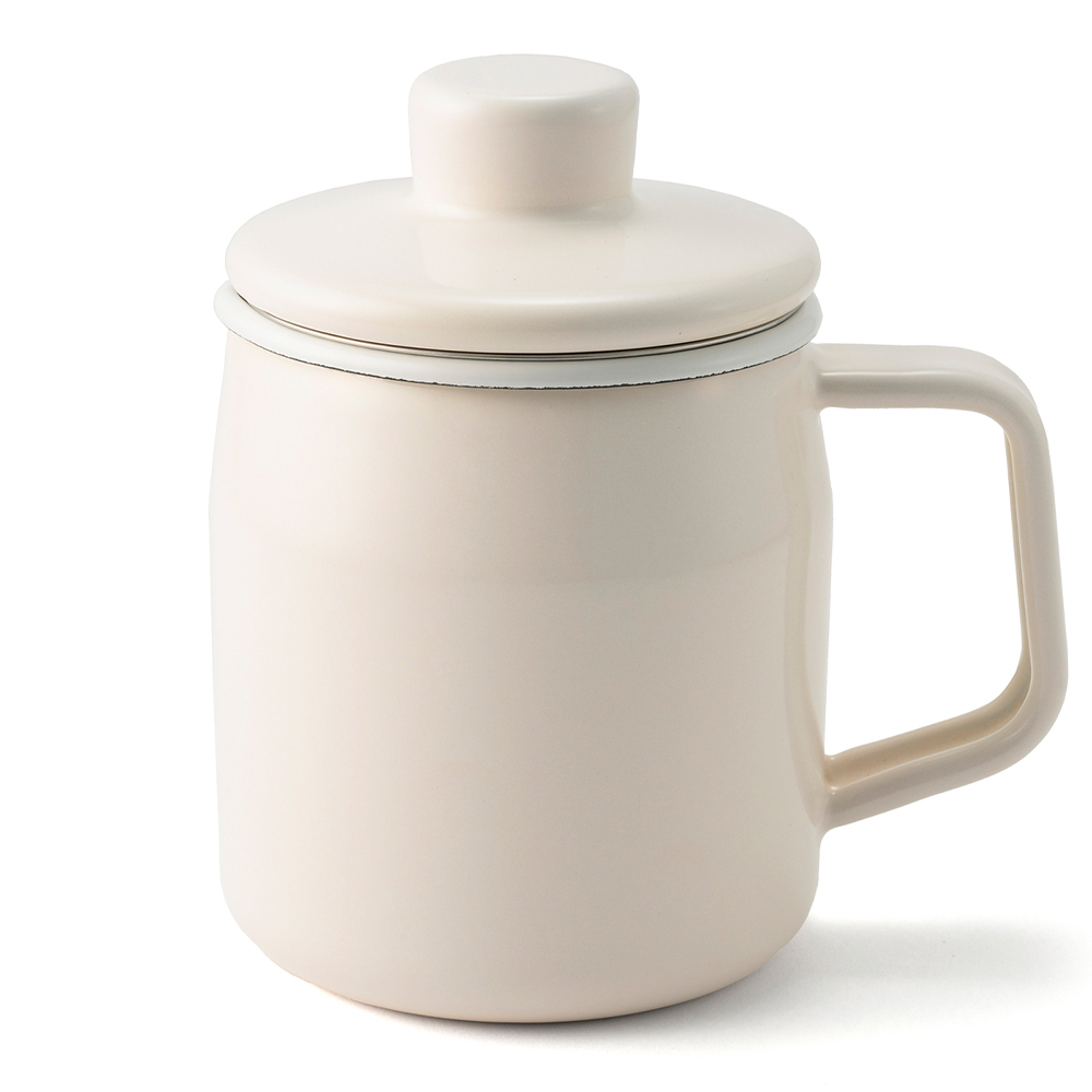 富士ホーロー オイルポット 0.35L 揚げ焼き 少ない油 少量 350ml