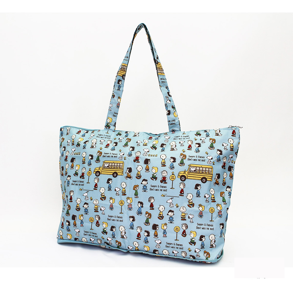 SNOOPY トートバッグ スヌーピー 折りたたみ バッグ 大きめ