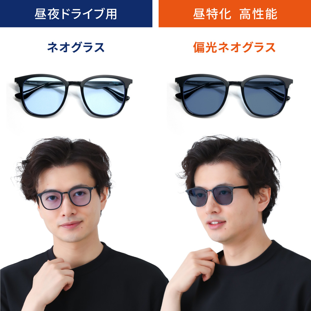 ネオコントラスト テクノロジー 偏光サングラス 1237 鯖江 夜間 運転