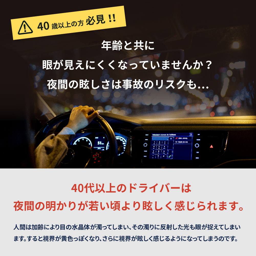 クリップオン ネオコントラスト テクノロジー HCLIPON-1-CLEAR-M 跳ね上げ式レンズ サングラス UVカット 夜間 運転 メガネの上から オーバーグラス 関連画像4