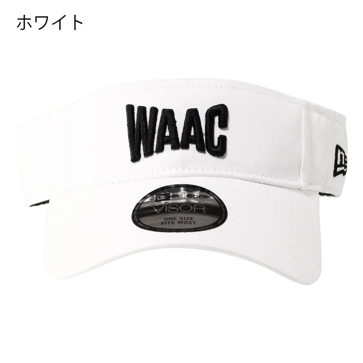 WAAC ホワイト バイザー 2025 WAAC ホワイト バイザー 2025