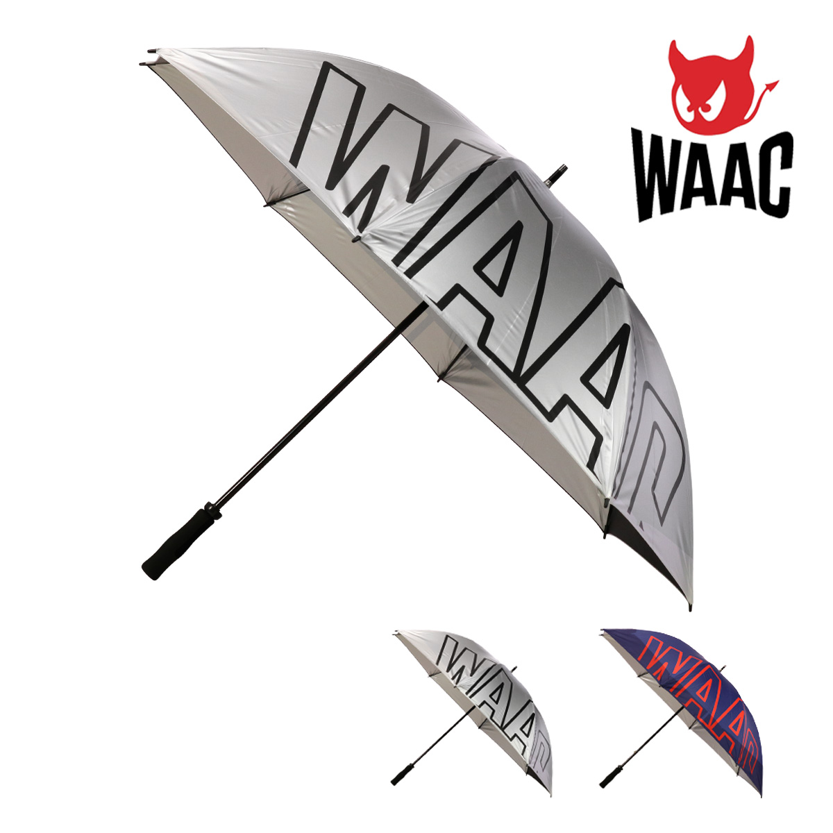 WAAC ワック ゴルフ 傘 メンズ レディース072222825 WAAC UVカット