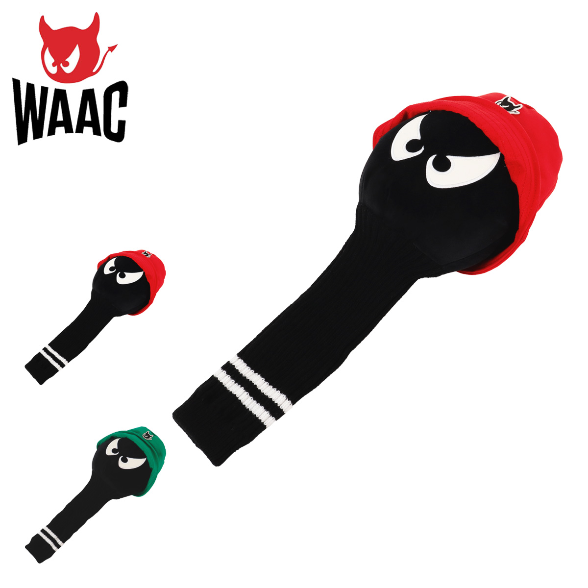 【レビュー投稿で+5％還元】ワック ゴルフ ドライバーカバー ヘッドカバー メンズ レディース072252861 WAAC スポーツ アウトドア クリスマス_mp クリスマス_wp WAAC ワック ゴルフ ドライバーカバー ヘッドカバー メンズ レディース