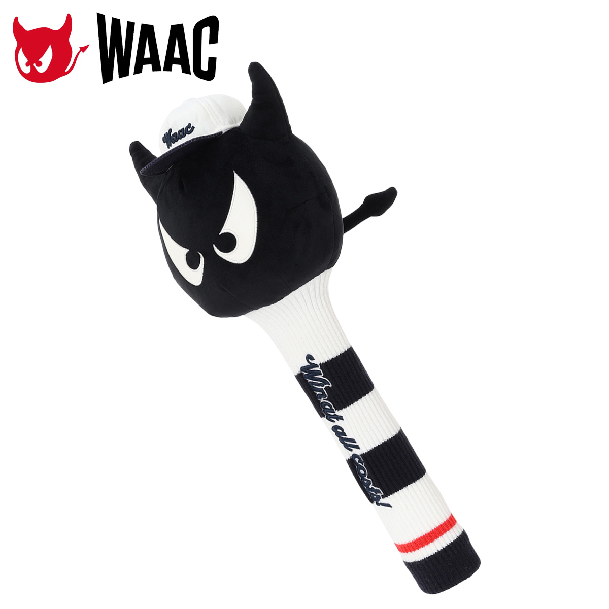 QiiQ ドライバー ヘッドカバー付き　ヘッドのみ WAAC ワック ゴルフ ドライバーカバー レディース UNISEX WAACKY DR