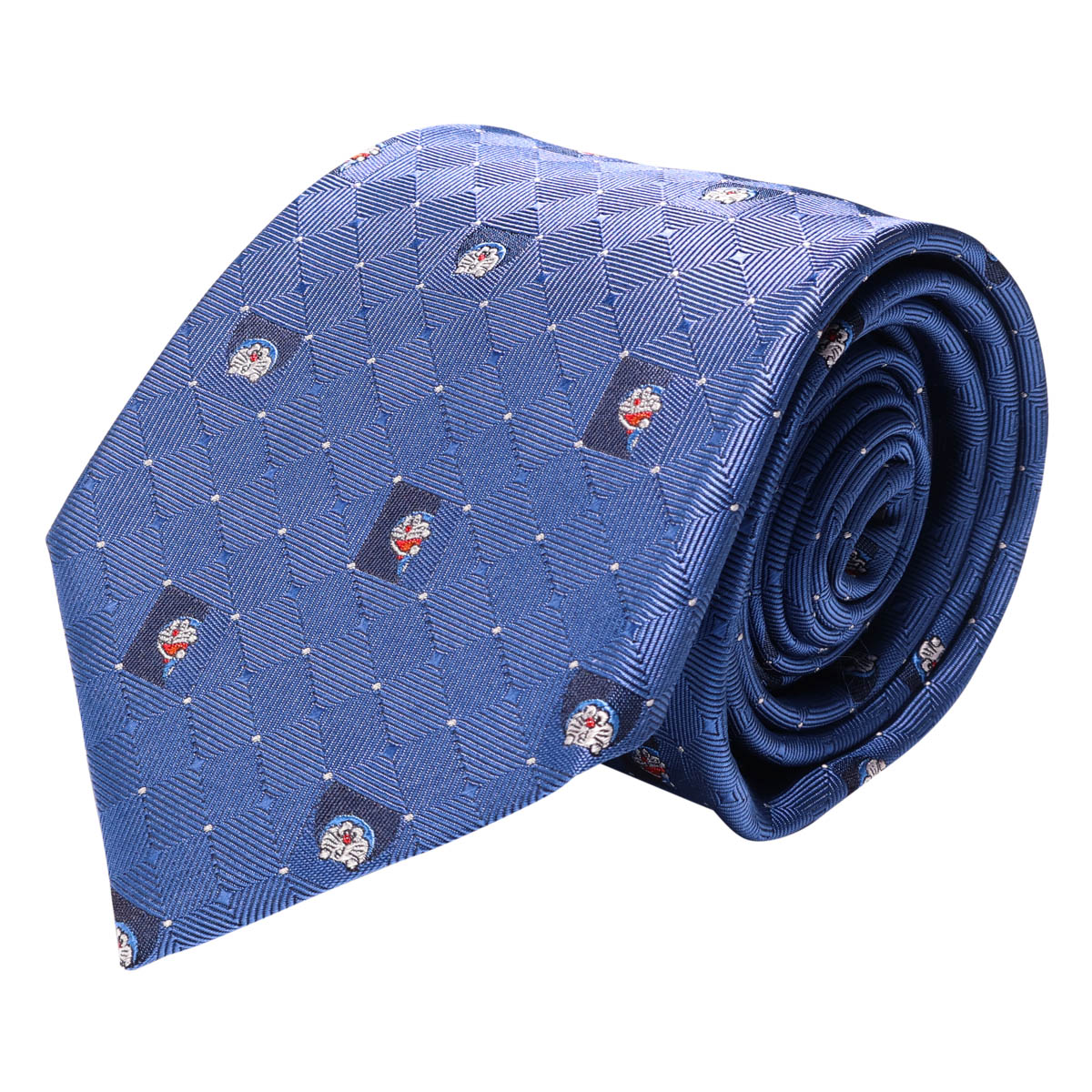 ドラえもん ネクタイ 112015104 ピンドット 日本製 メンズ 結婚式