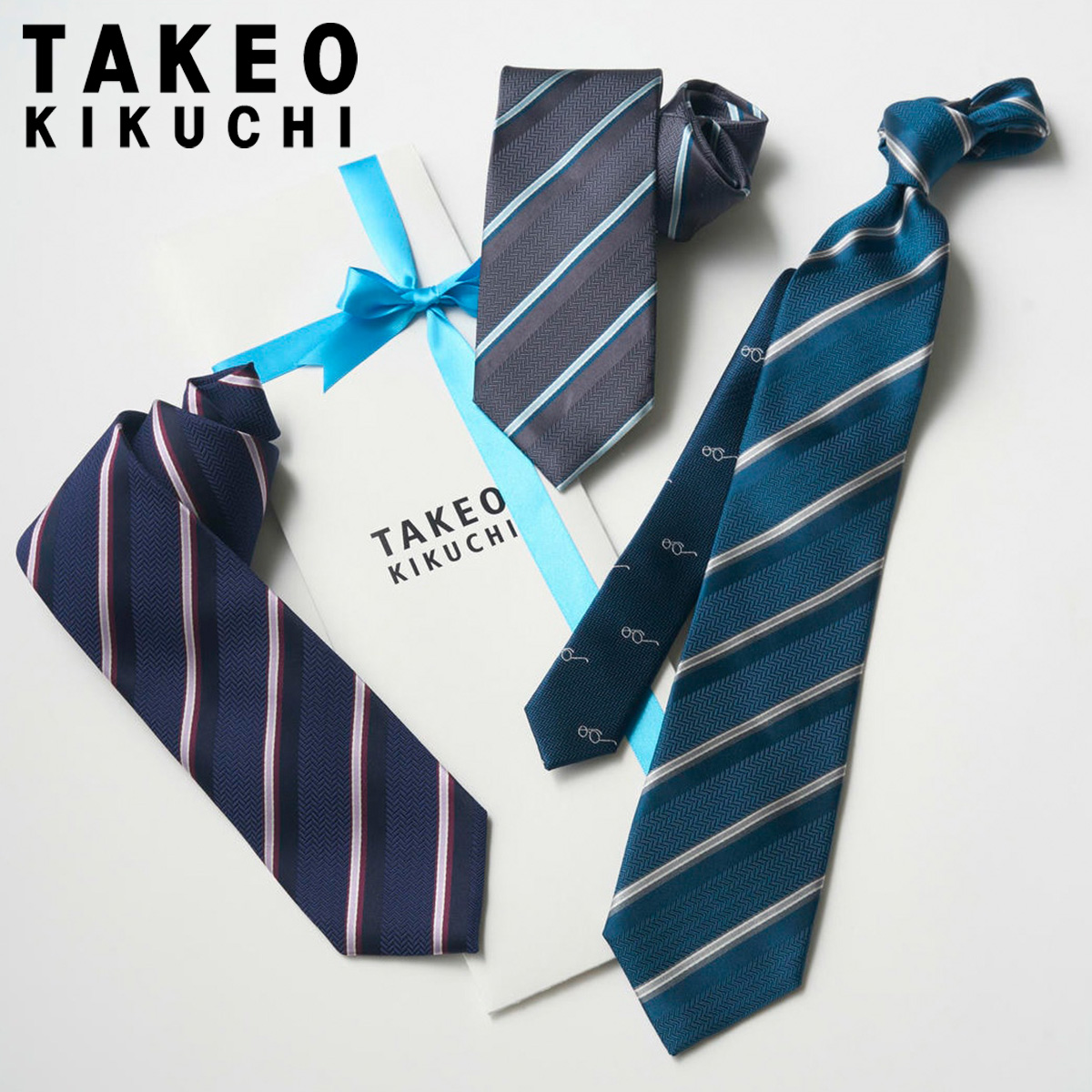 TAKEO KIKUCHI（タケオキクチ） ネクタイ 日本製 シルク100％ 日本製