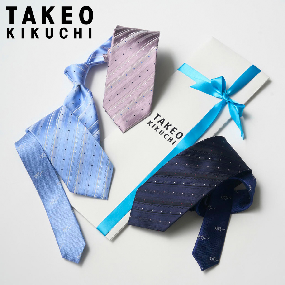 TAKEO KIKUCHI（タケオキクチ） ネクタイ 日本製 シルク100％ 日本製