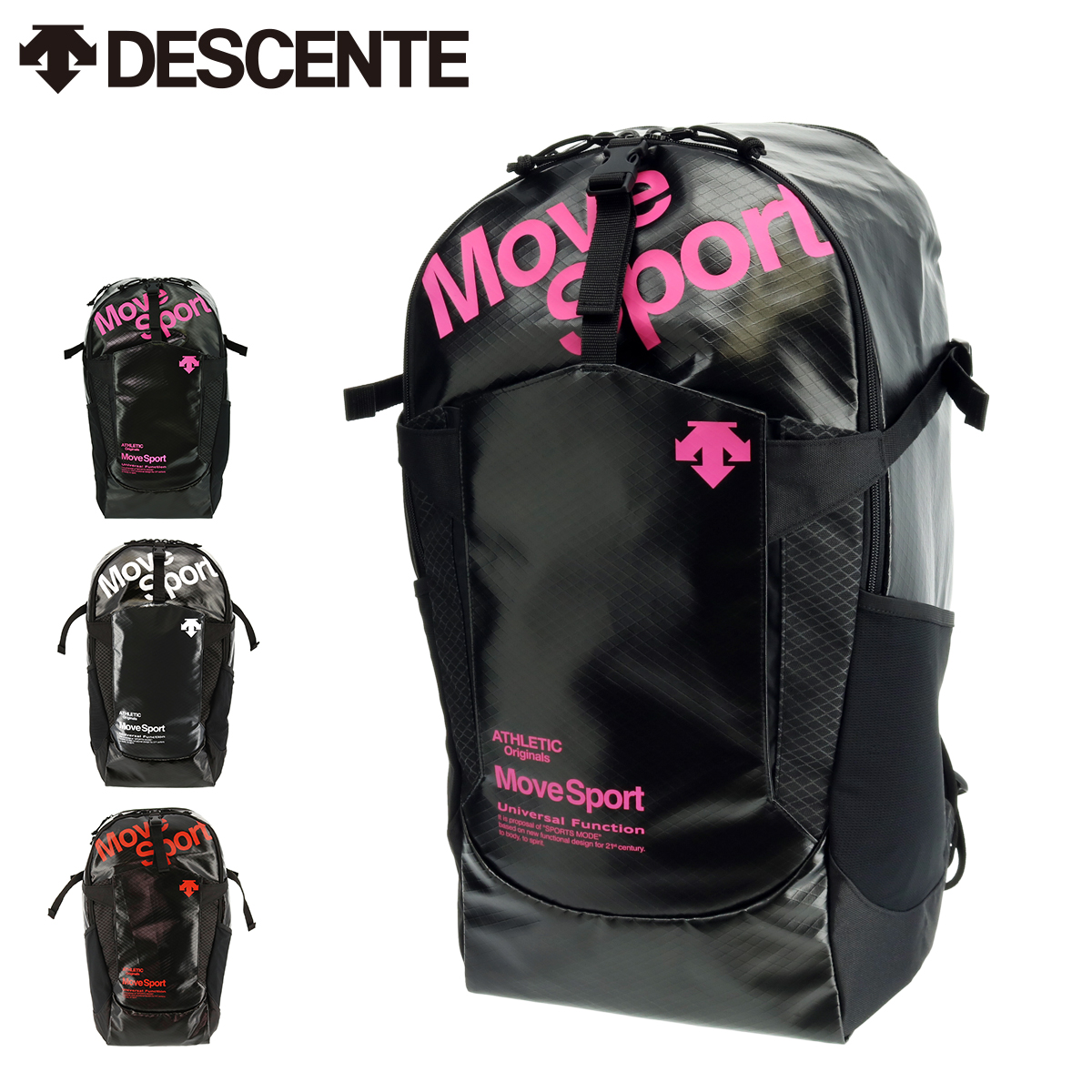 DESCENTE スポーツリュック 未使用 タグあり DESCENTE デサント リュックサック 約40L バッグ メンズ