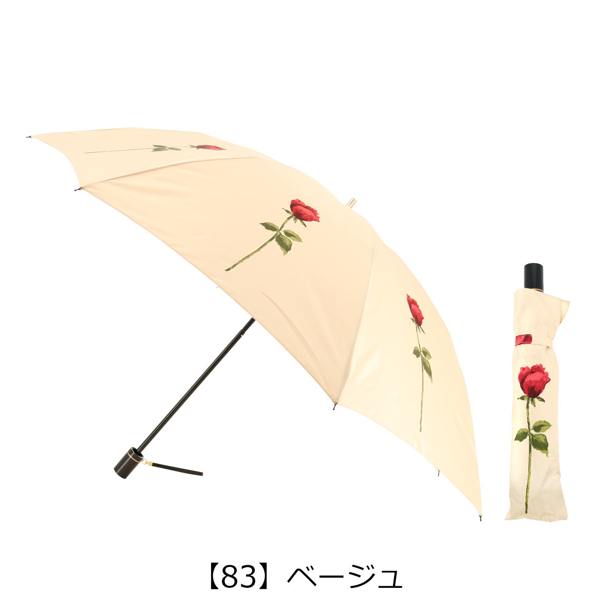 CHARLES JOURDAN シャルルジョルダン 折りたたみ傘 レディース