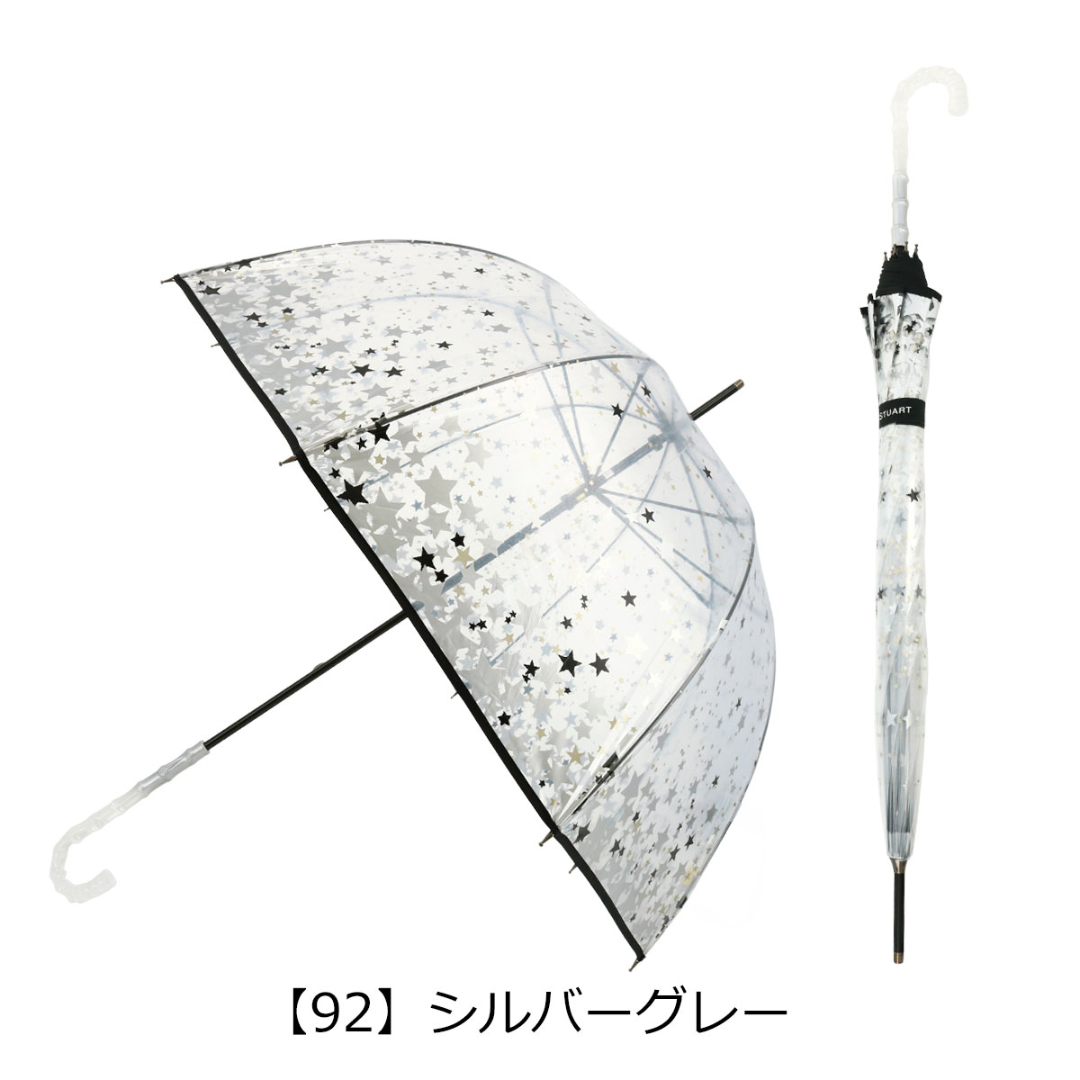 ジルスチュアート 長傘 雨傘 ビニール傘 レディース11014 JILLSTUART 