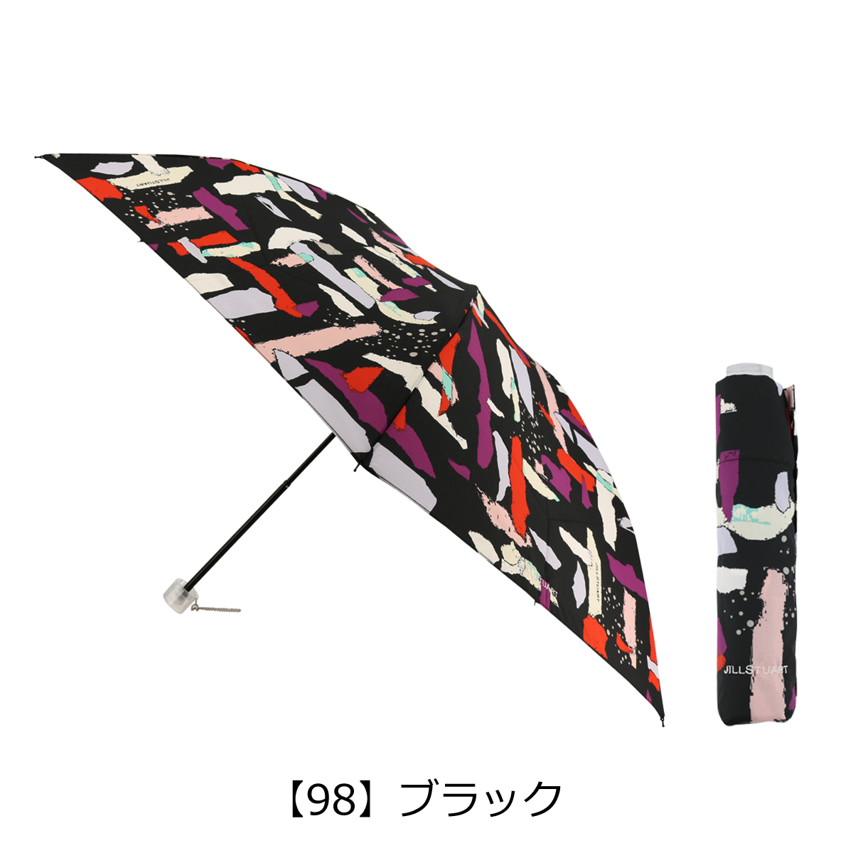 ジルスチュアート 折りたたみ傘 雨傘 レディース17034 JILLSTUART ブランド 90-99cm