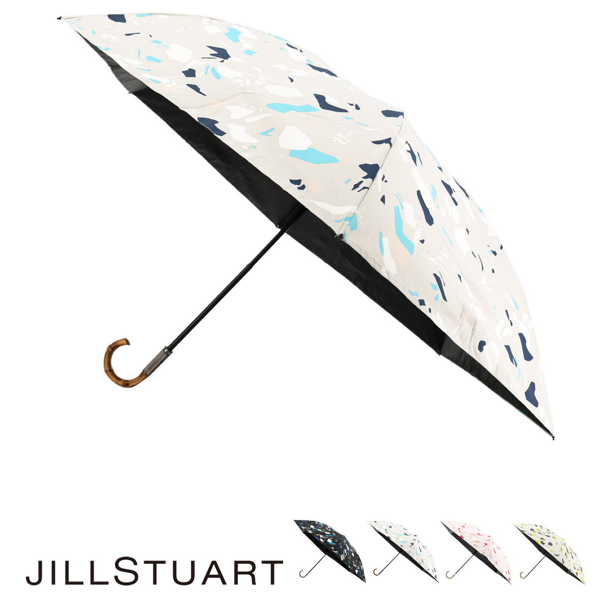 ジルスチュアート 折りたたみ傘 レディース 1JI 17737-37 JILLSTUART ギフト プレゼント 晴雨兼用 日傘 雨傘 UVカット 遮光  遮熱 軽量 ブランド 90-99cm