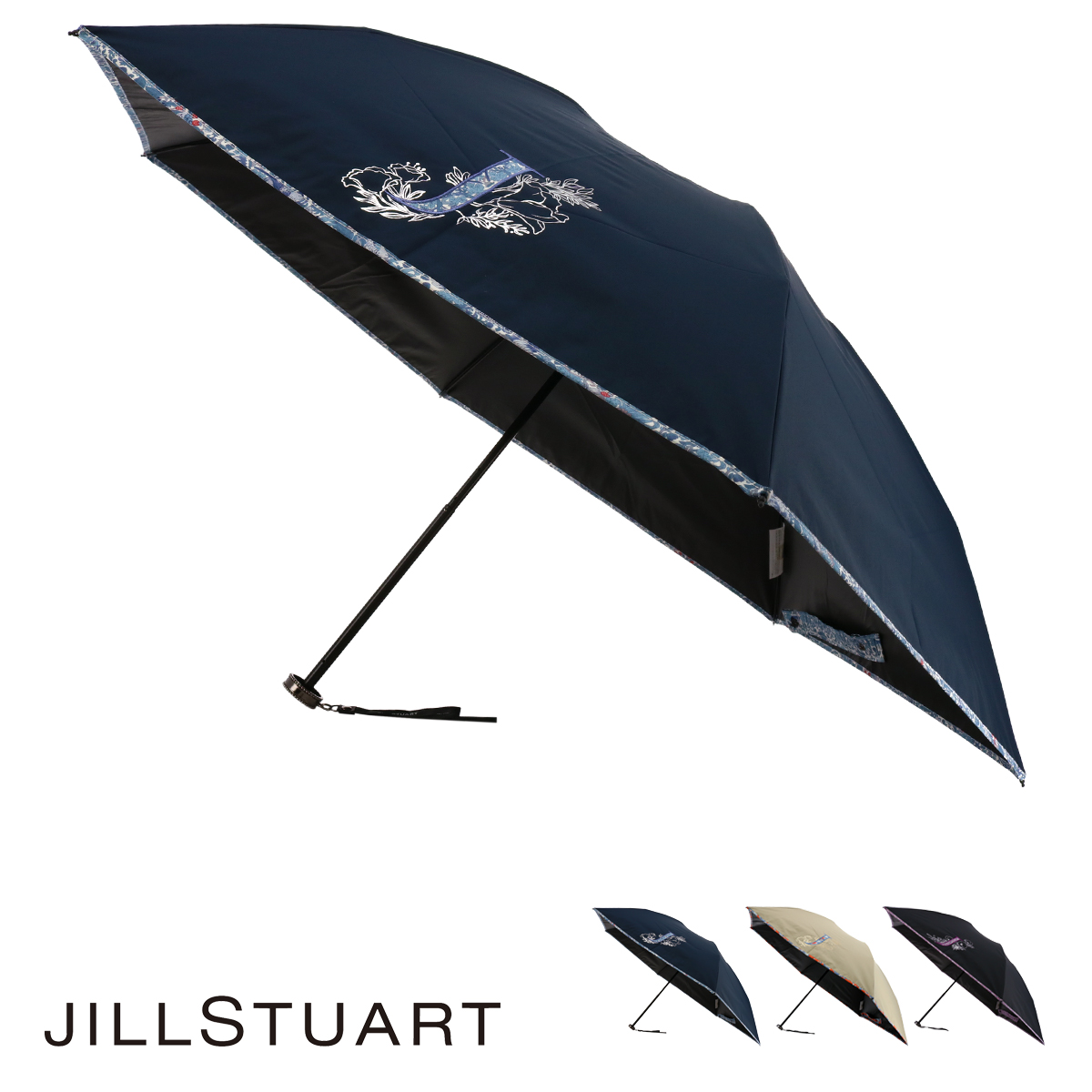 ジルスチュアート 折りたたみ傘 ミニ傘 レディース 17743 JILLSTUART ギフト プレゼント 晴雨兼用 雨傘 日傘 UVカット 遮光 遮熱  リバティ ブランド