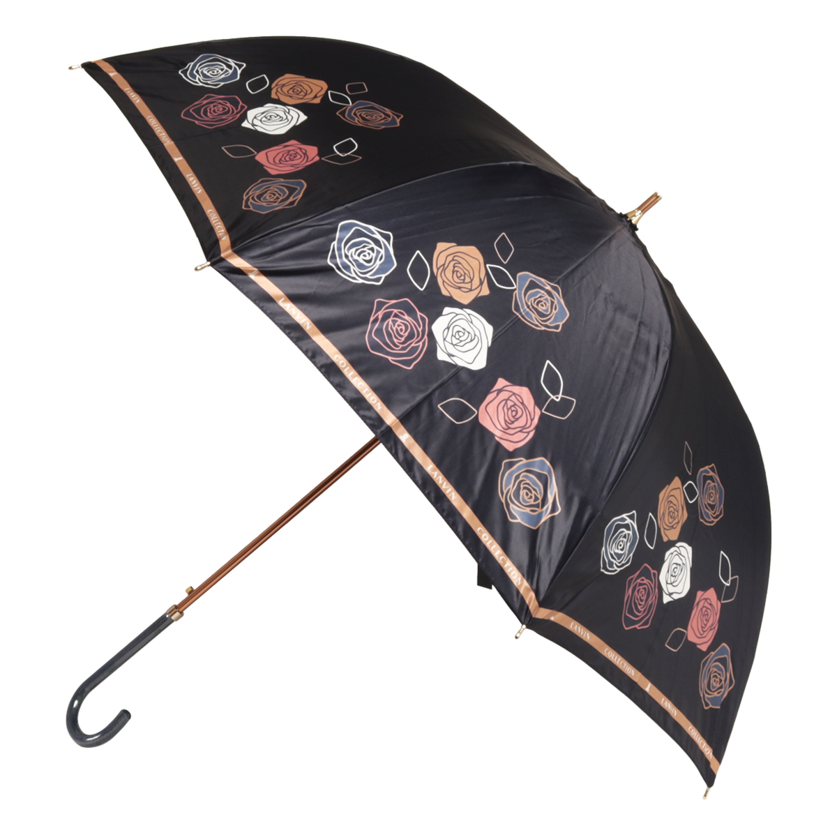 LANVIN PARIS ランバン　フランス　長傘　雨傘　手開き　ブランド LANVIN COLLECTION ランバンコレクション 傘 長傘 レディース